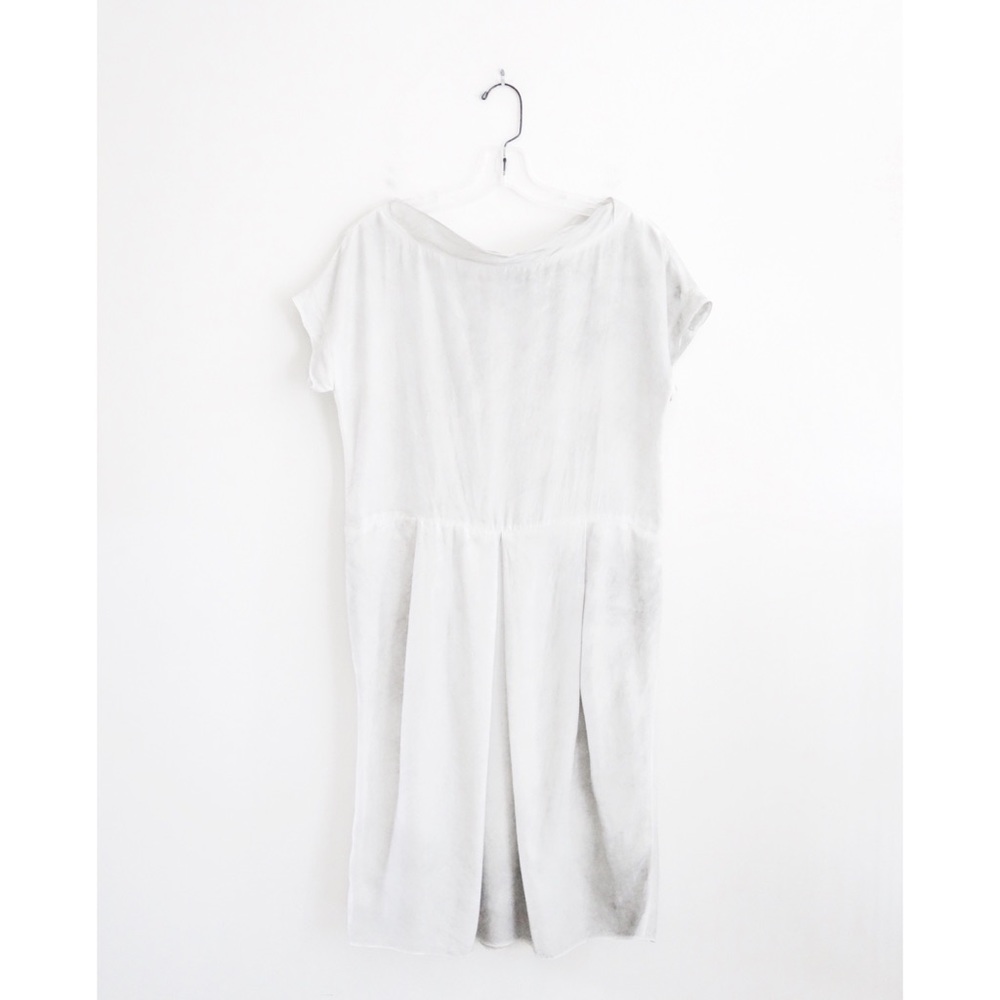 Kristensen du Nord Light Grey Silk Cloud Dress 1 S